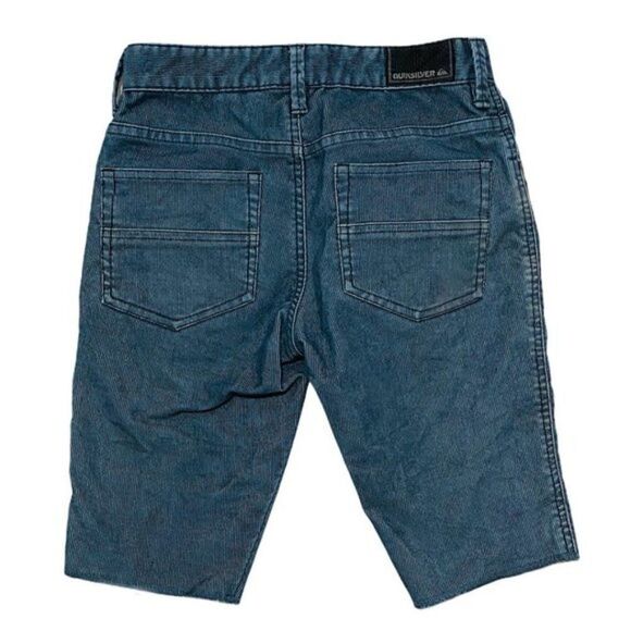 QUICKSILVER Blue Corduroy Long Shorts - Picture 4 of 4